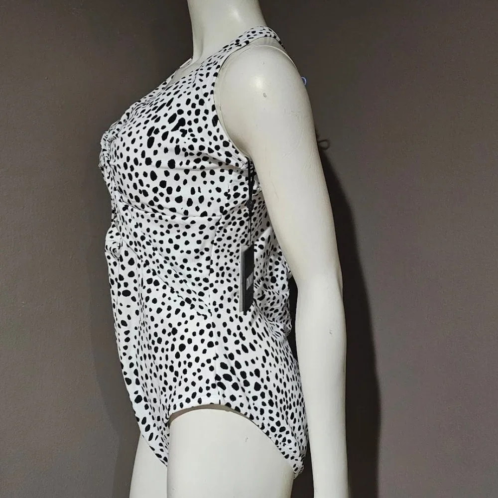 DKNY Cutout Twist One-Piece Swimsuit